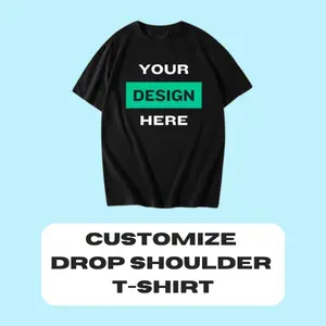 Customize Drop Shoulder T-Shirt