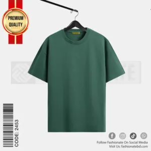 Mens Premium Blank Drop Shoulder T-Shirt C-2453 Baggy Fit