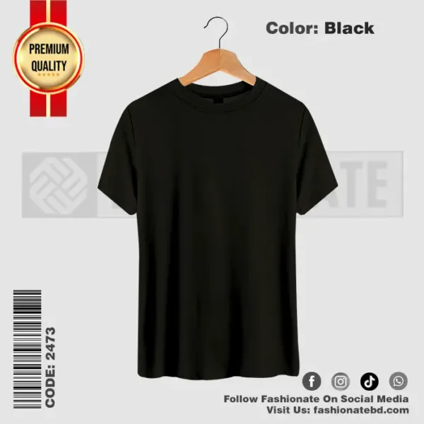 Mens Premium Blank T-Shirts C-2473 – Regular Fit Cotton Tee