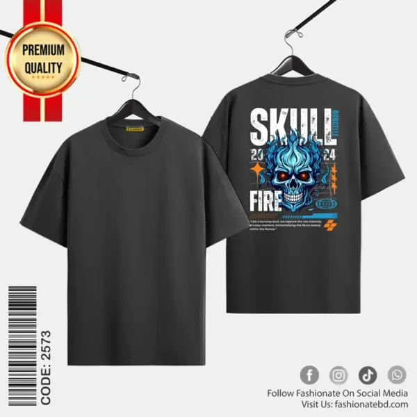 Mens Premium Drop Shoulder T-Shirt C-2573 - Cotton Baggy Fit
