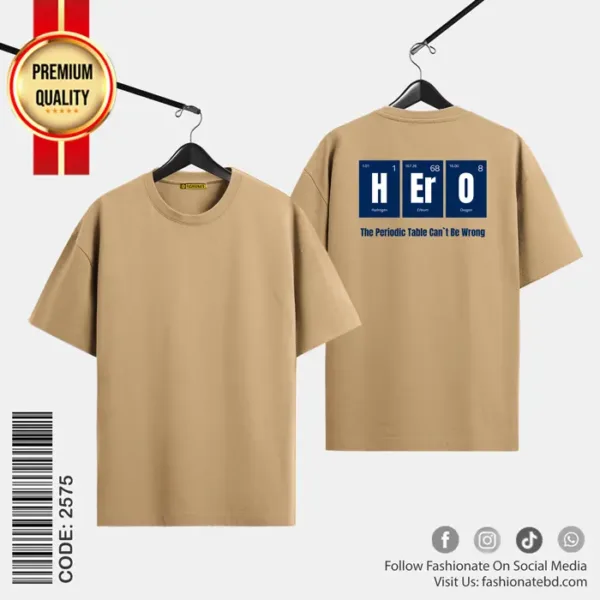 Mens Premium Drop Shoulder T-Shirt C-2575 - Cotton Baggy Fit