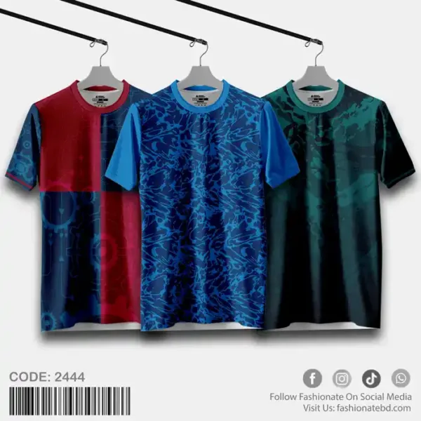 Mens Premium Sports Active Wear T-Shirt C-2444 Combo Offer