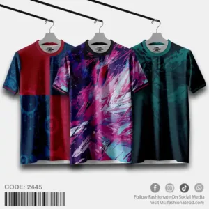 Mens Premium Sports Active Wear T-Shirt C-2445 Combo Offer