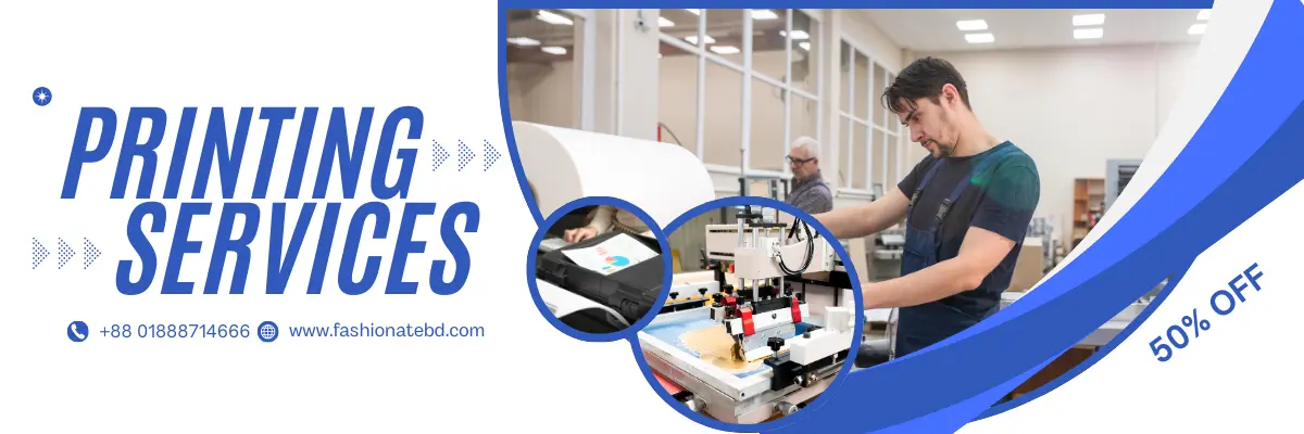 Best T-shirt Printing Service in Bangladesh Custom Print by Fashionate BD