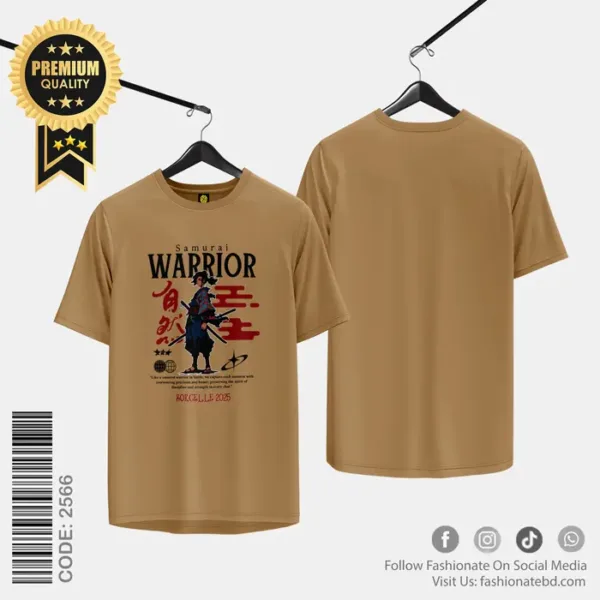 Mens Premium Printed T-Shirt C-2566 - Regular Fit Cotton Tee